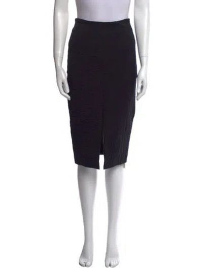 Pre-owned Simkhai Lace Trim Embellishment Knee-length Skirt In Black