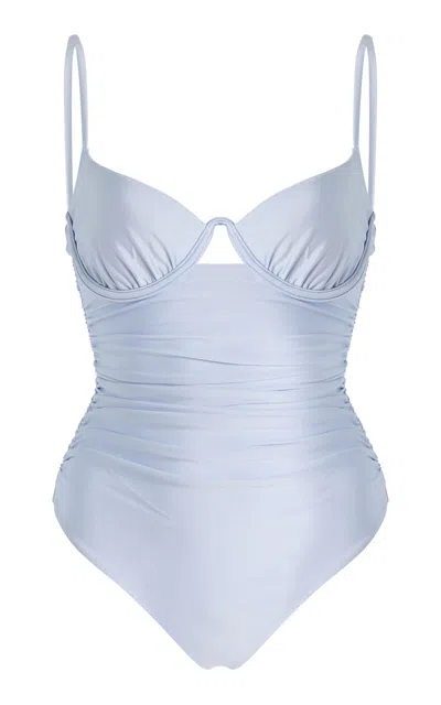 SIMKHAI LANIE RUCHED ONE-PIECE SWIMSUIT