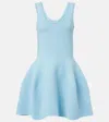 Simkhai Larina Flared Minidress In Blue