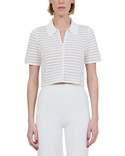 Simkhai Larken Cardigan In White