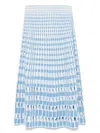 Simkhai Larken Midi Skirt In Blue