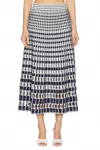 Simkhai Larken Midi Skirt In Midnight Multi In Blue