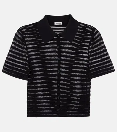 Simkhai Larken Striped Top In Black
