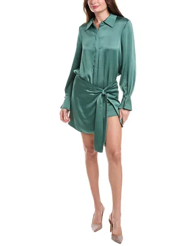 Simkhai Larson Mini Dress In Green