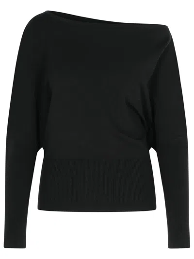 Simkhai 'lavina' Black Wool Blend Sweater