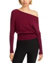 Simkhai Lavina Draped Sweater In Red