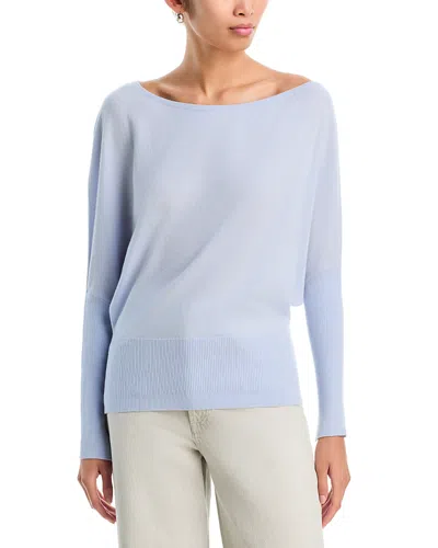 Simkhai Lavina Draped Wool Blend Sweater In Blue