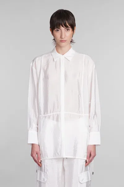 SIMKHAI LAYLAH SHIRT IN WHITE RAYON