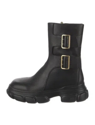 Pre-owned Simkhai Leather Boots In Black