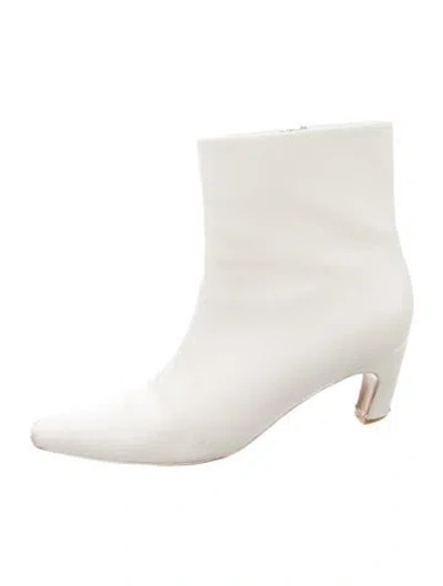 Pre-owned Simkhai Leather Boots In White
