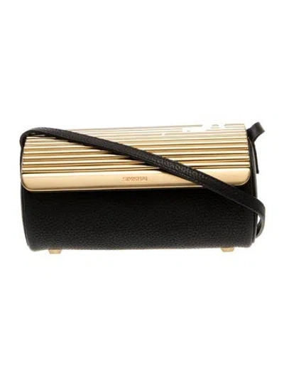 Pre-owned Simkhai Leather Crossbody Bag In Black
