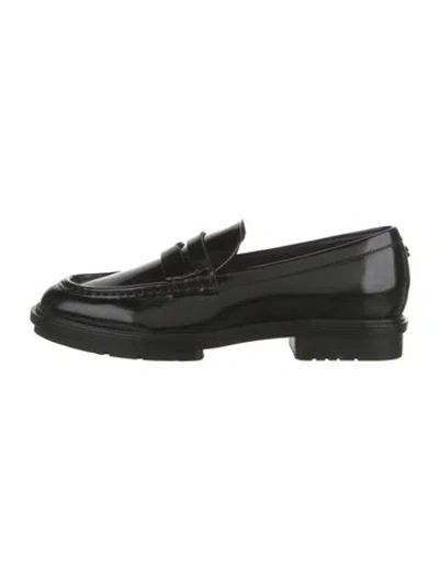 Pre-owned Simkhai Leather Loafers In Black