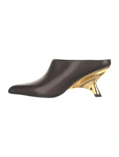 Pre-owned Simkhai Leather Mules In Black