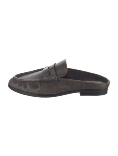 Pre-owned Simkhai Leather Mules In Brown
