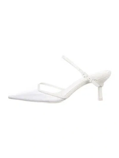 Pre-owned Simkhai Leather Pumps In White