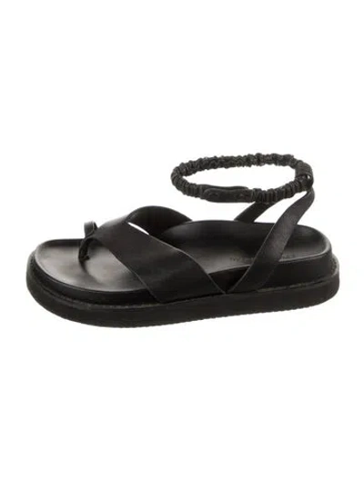 Pre-owned Simkhai Leather Sandals In Black