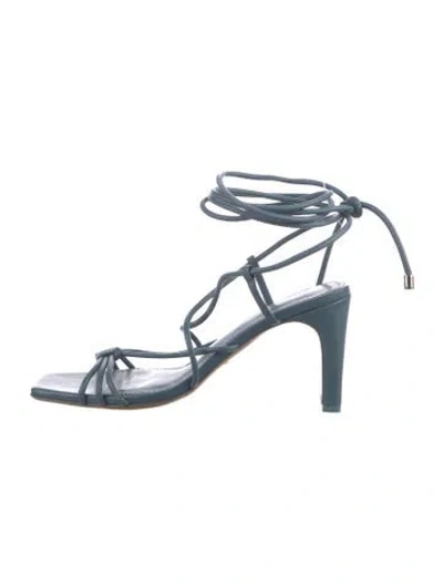 Pre-owned Simkhai Leather Sandals In Blue