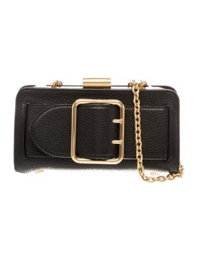 Pre-owned Simkhai Leather Shoulder Bag In Black