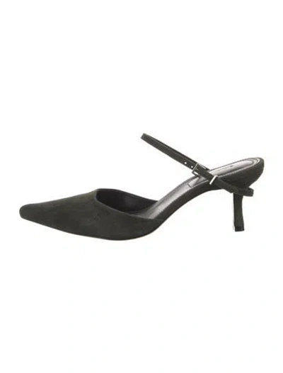 Pre-owned Simkhai Leather Slingback Pumps In Black