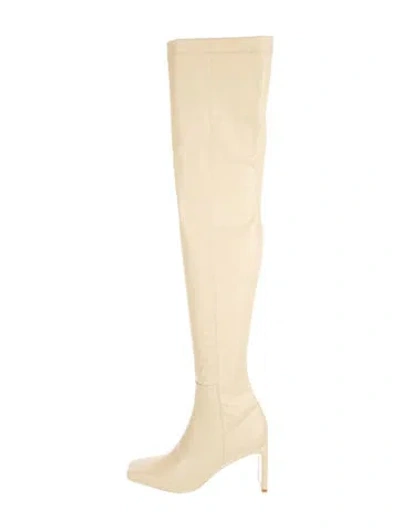 Pre-owned Simkhai Leather Sock Boots In Neutral