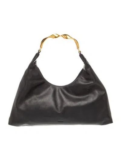 Pre-owned Simkhai Leather Top Handle Bag In Black