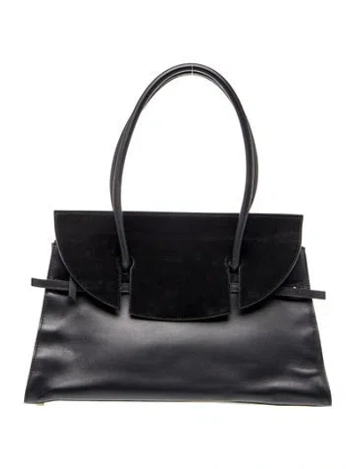 Pre-owned Simkhai Leather Top Handle Bag In Blue