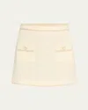 Simkhai Leighton Boucle Mini Skirt
