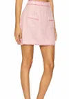 Simkhai Leighton Mini Skirt In Pink In Pink