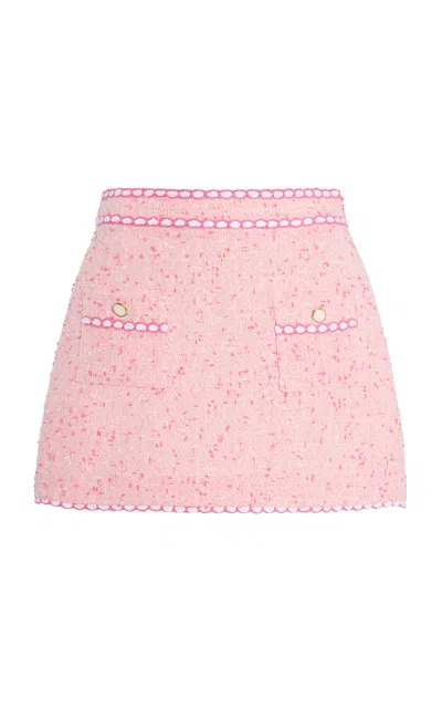 Simkhai Leighton Mini Skirt In Pink