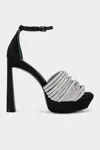 Simkhai Lena Ankle-strap Platform Sandal In Black