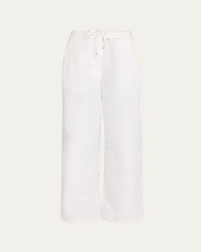 Simkhai Lennox Straight-leg Pants In White