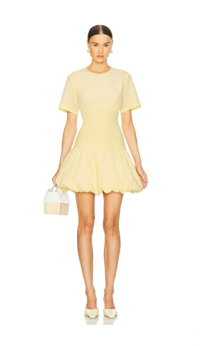 SIMKHAI LIBBIE SHORT SLEEVE MINI DRESS