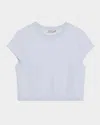Simkhai Lidi Knit Crop Top In Periwinkle Sky