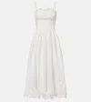 Simkhai Lilianna Sleeveless Lace Midi Dress White Multi In White