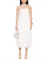 Simkhai Lilianna Sleeveless Lace Midi Dress White Multi In White