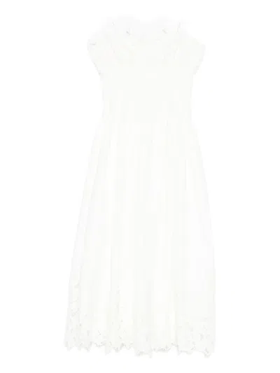 Simkhai Lilianna Midi Dress In White