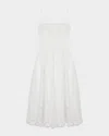 Simkhai Lilianna Sleeveless Lace Midi Dress White Multi In White