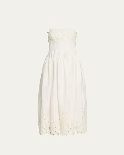 Simkhai Lilianna Sleeveless Lace Midi Dress In Multi