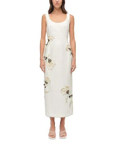 Simkhai Lilibeth Sleeveless Midi Dress In White