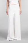 Simkhai Olly Double-waist Cotton Faille Wide-leg Pants In Beige