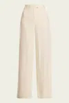 Simkhai Lilo Pleated Pant In Ivory