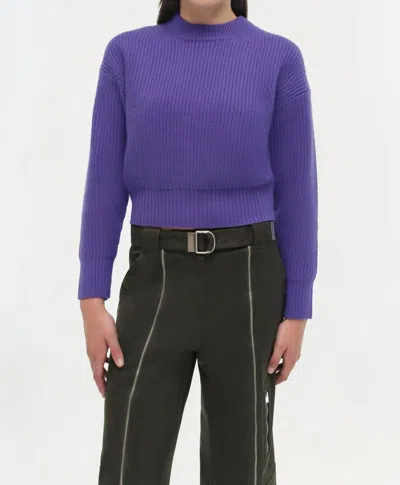 Simkhai Linda Sweater In Ultraviolet In Purple