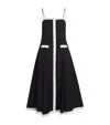 Simkhai Contrast Cordelia Midi Dress In Black