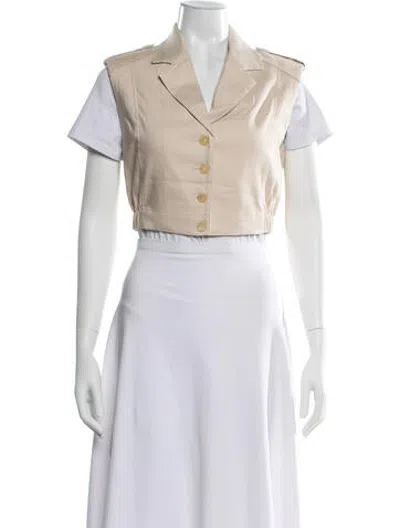 Pre-owned Simkhai Linen Jacket In White
