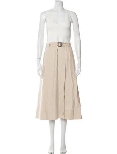 Pre-owned Simkhai Linen Midi Length Dress In Neutral