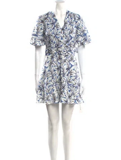 Pre-owned Simkhai Linen Mini Dress In Black