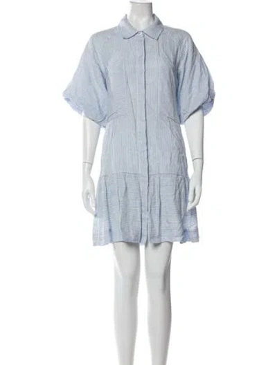 Pre-owned Simkhai Linen Mini Dress In Multi