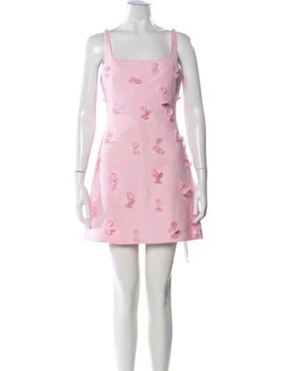 Pre-owned Simkhai Linen Mini Dress W/ Tags In Pink