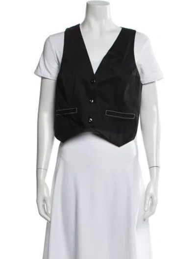 Pre-owned Simkhai Linen Vest In White