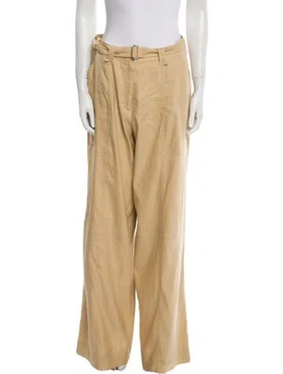 Pre-owned Simkhai Linen Wide Leg Pants W/ Tags In Neutral